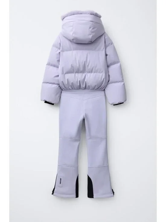 Zara Ski Kids Down Jacket Snowsuit 11-12 Years 148 Cm Purple 8073/601 NWOT - Picture 3 of 16